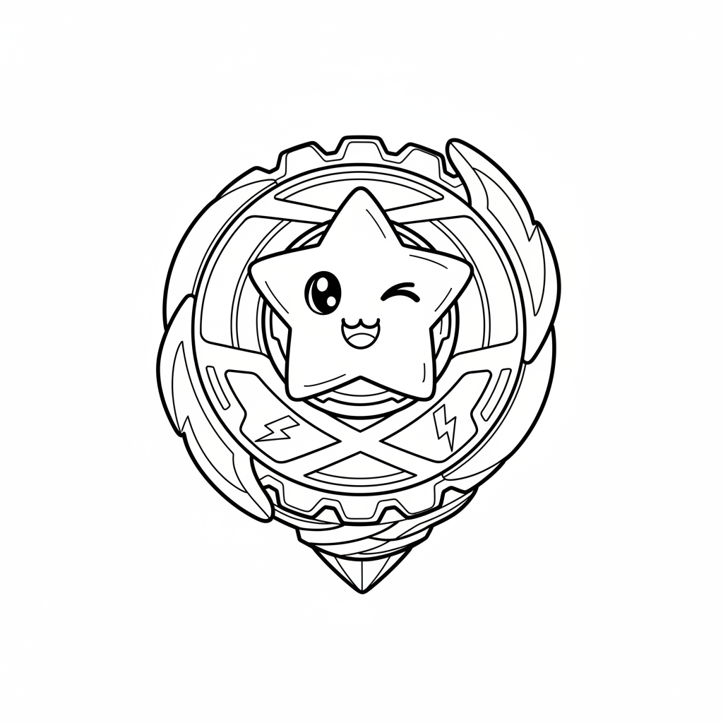 Coloriage coloriage beyblade x 4