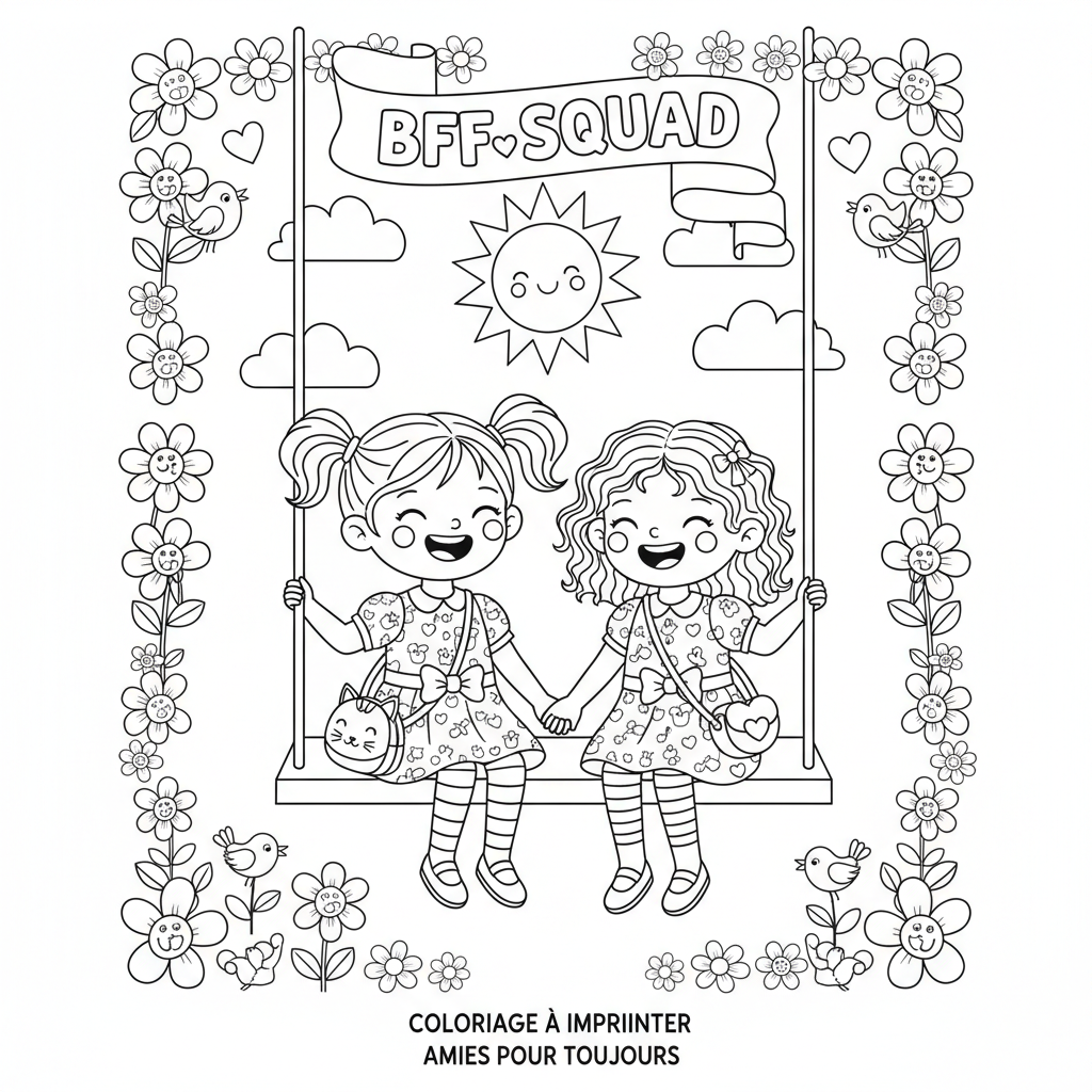 Coloriage coloriage bff a 2 a imprimer 2