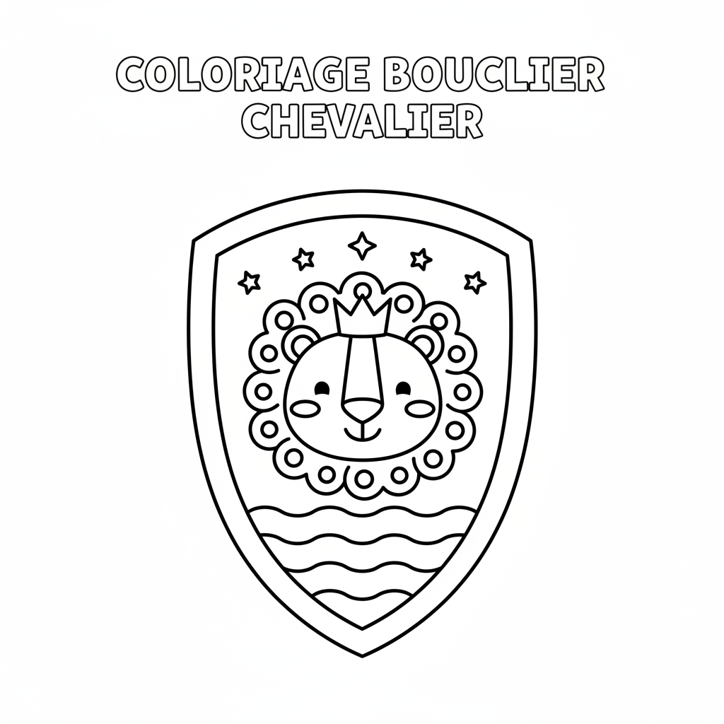 Coloriage coloriage bouclier