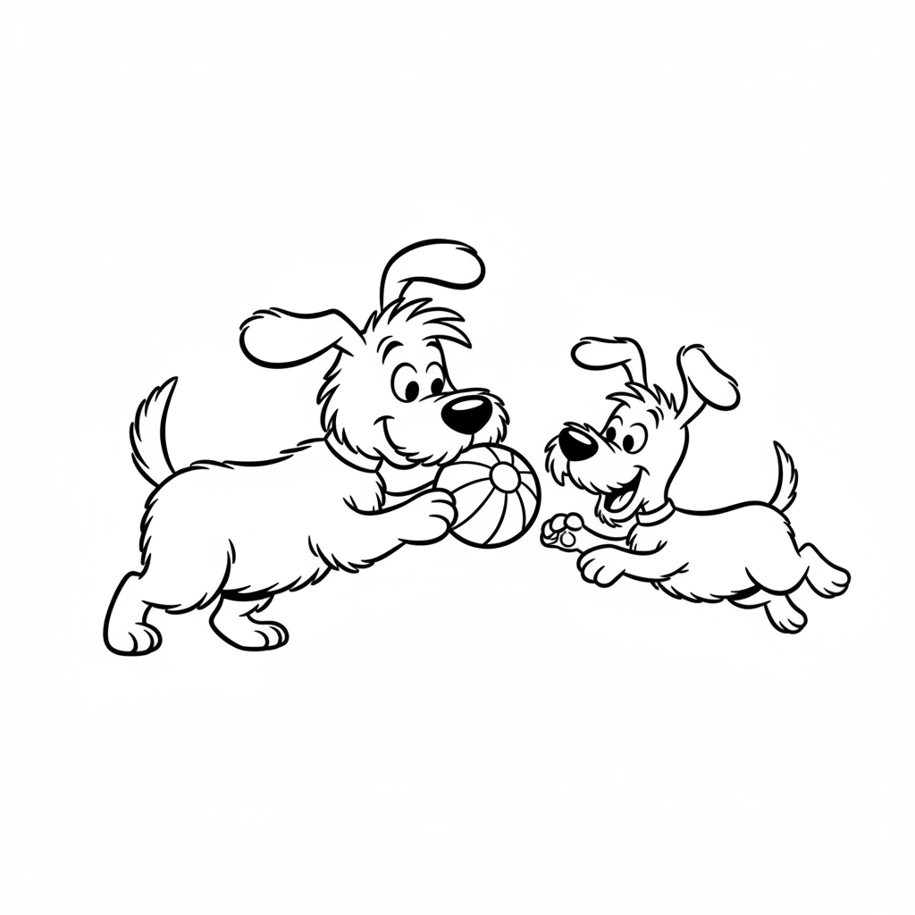 Coloriage Boule et Bill à Imprimer Gratuitement