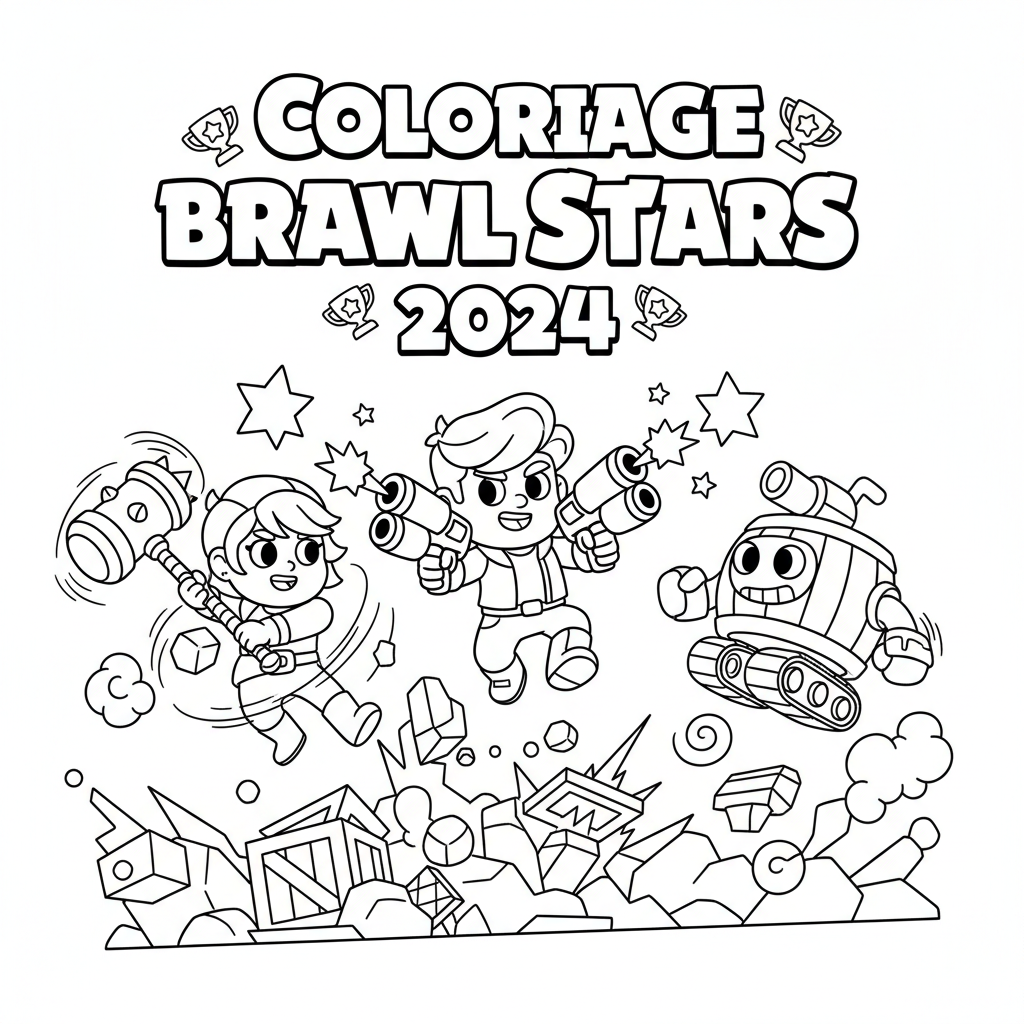 Coloriage coloriage brawl stars 2024 5