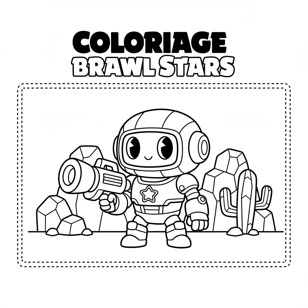 Coloriage coloriage brawl stars à imprimer