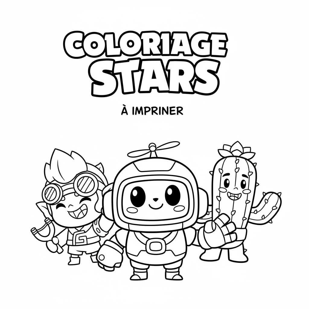 Coloriage coloriage brawl stars à imprimer 4