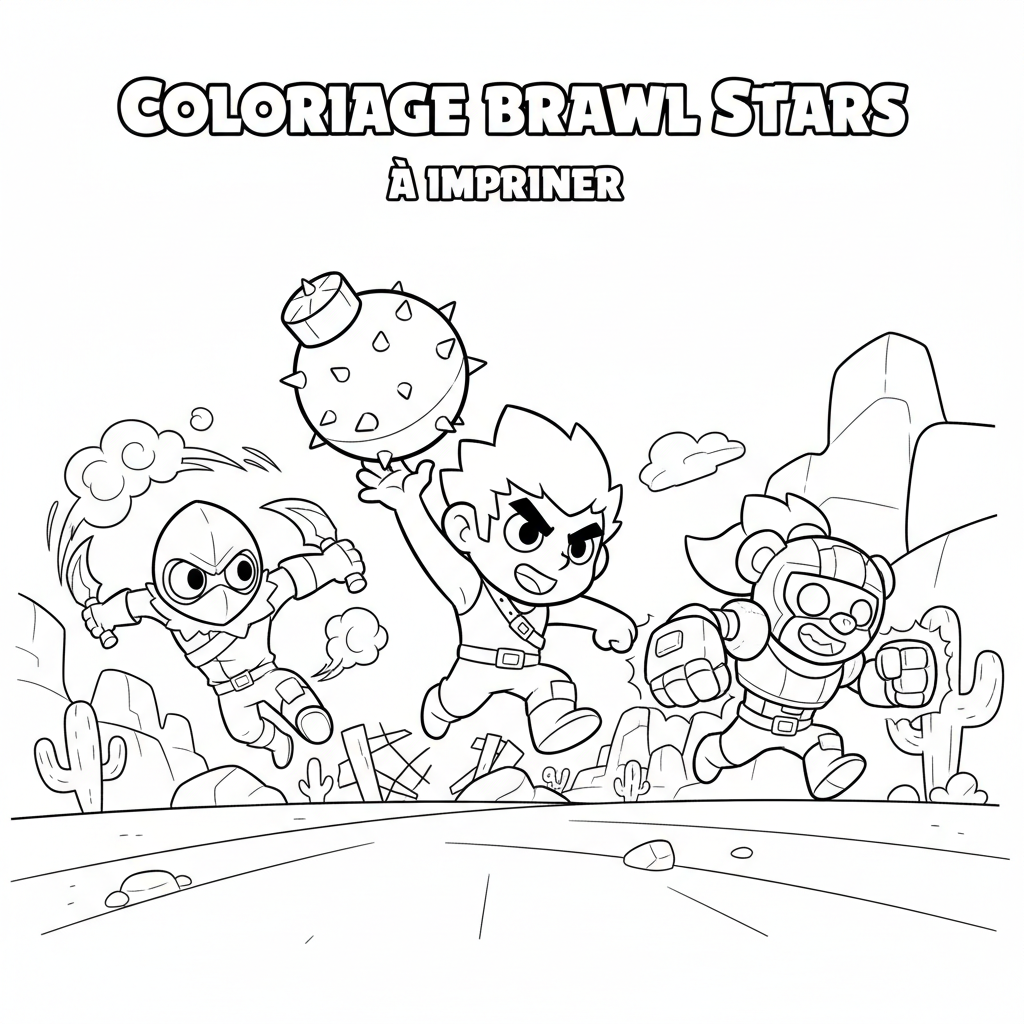 Coloriage coloriage brawl stars à imprimer 5