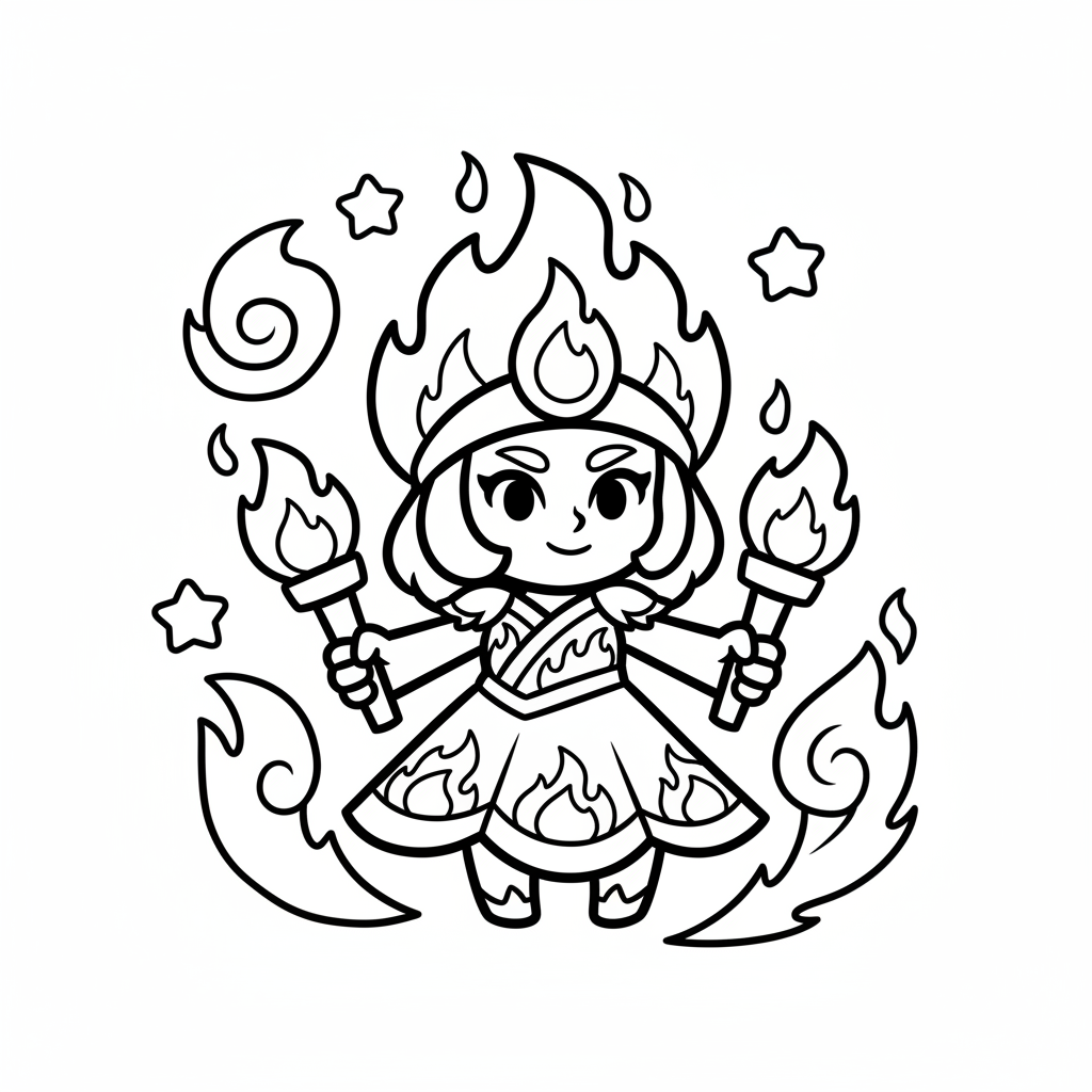 Coloriage Brawl Stars Ambre Skin à Imprimer Gratuitement