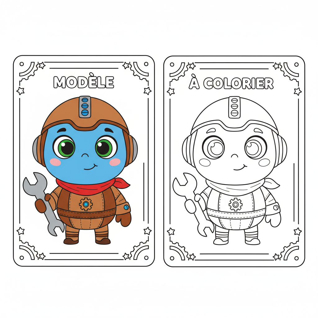 Coloriage coloriage brawl stars avec modele 2