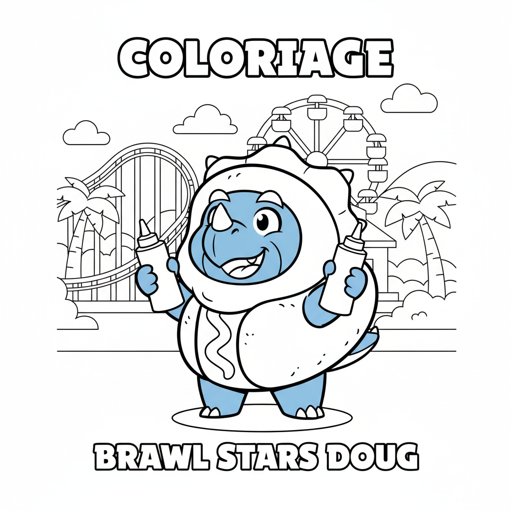Coloriage coloriage brawl stars doug 2
