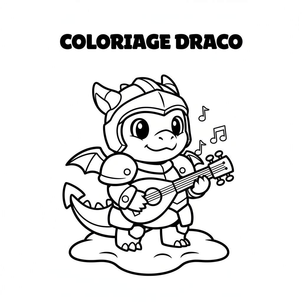 Coloriage coloriage brawl stars draco