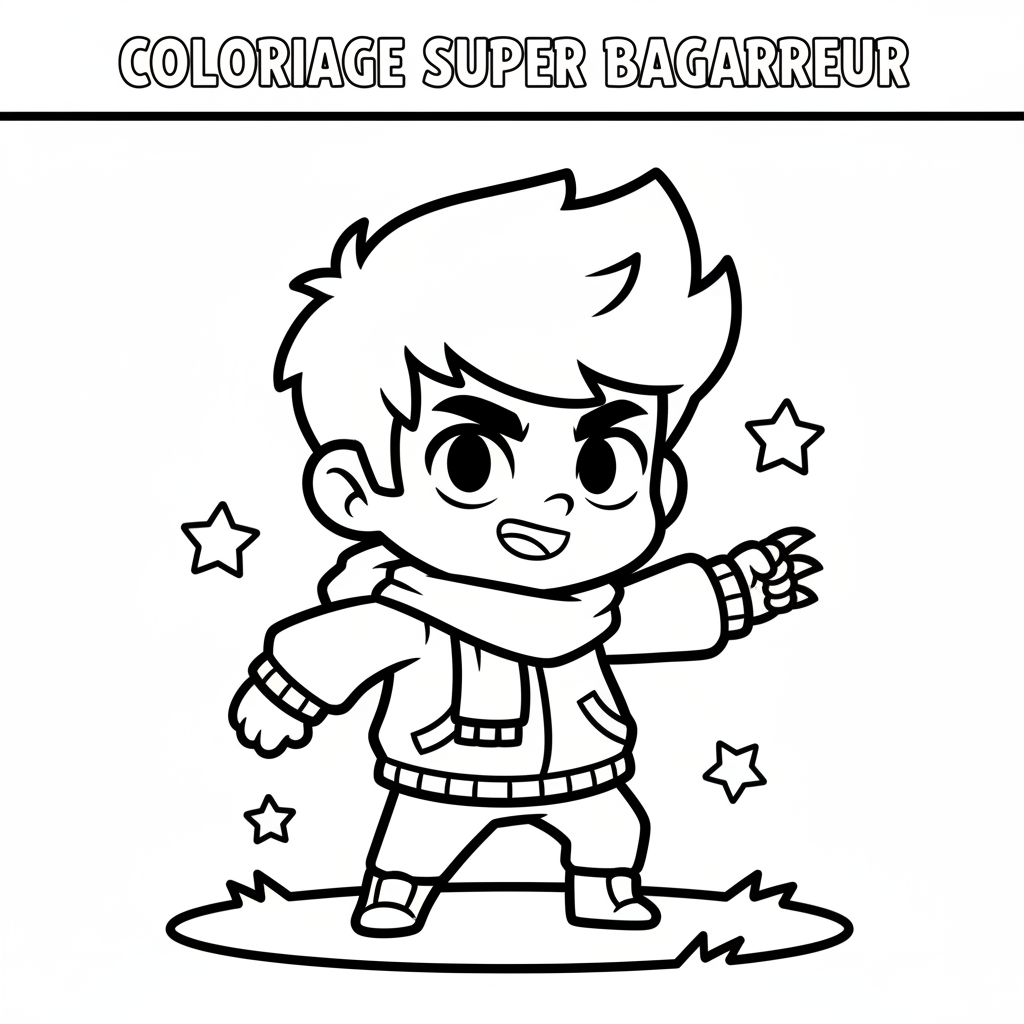 Coloriage coloriage brawl stars edgar