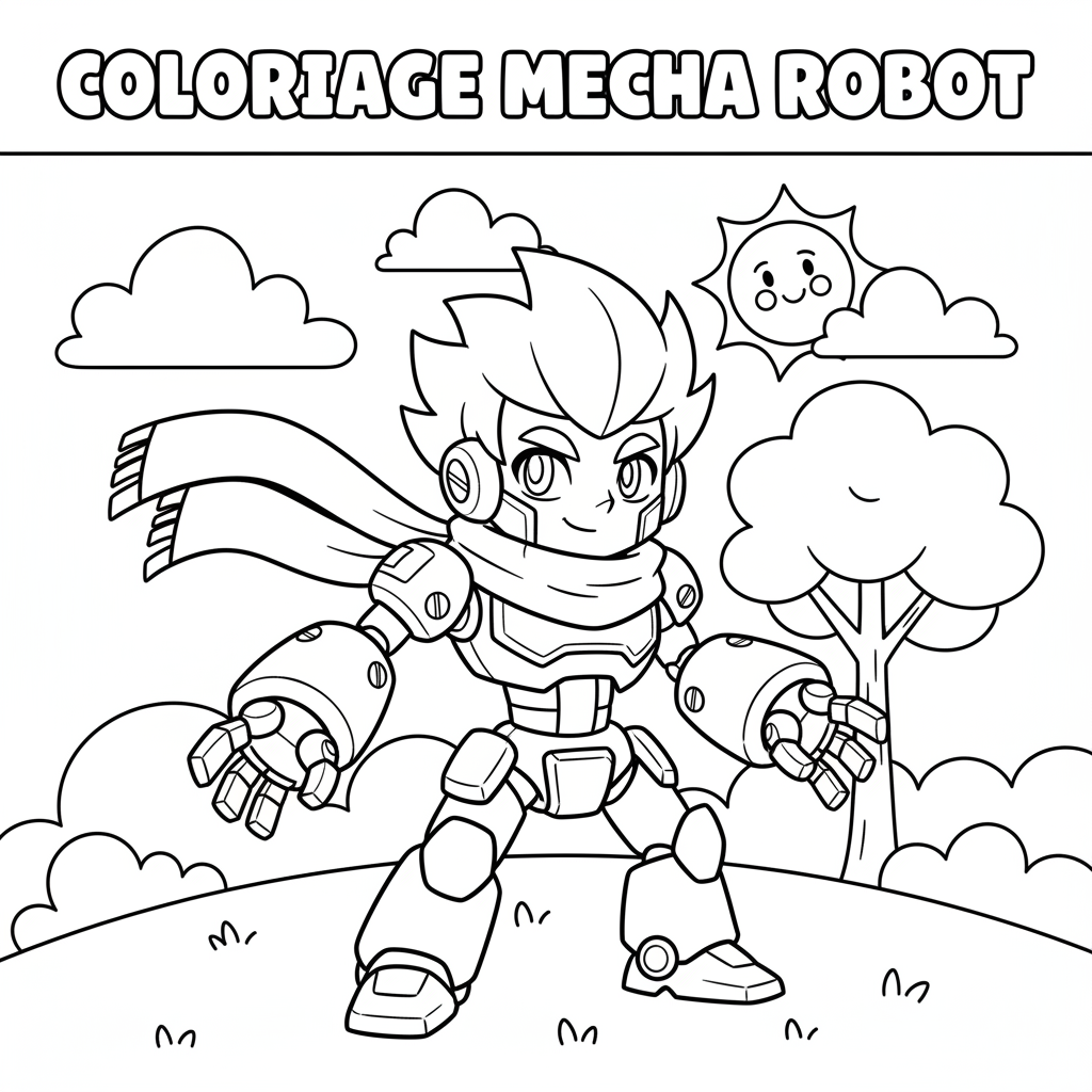 Coloriage coloriage brawl stars edgar mecha 3