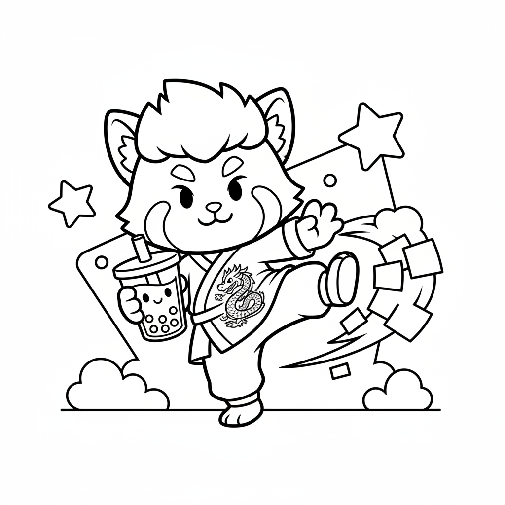 Coloriage Brawl Stars Fang Gratuit à Imprimer