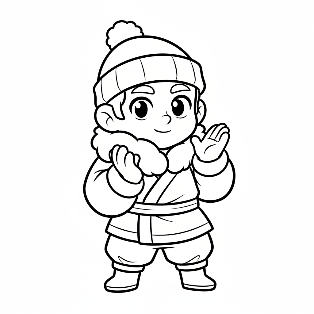 Coloriage coloriage brawl stars fang 4