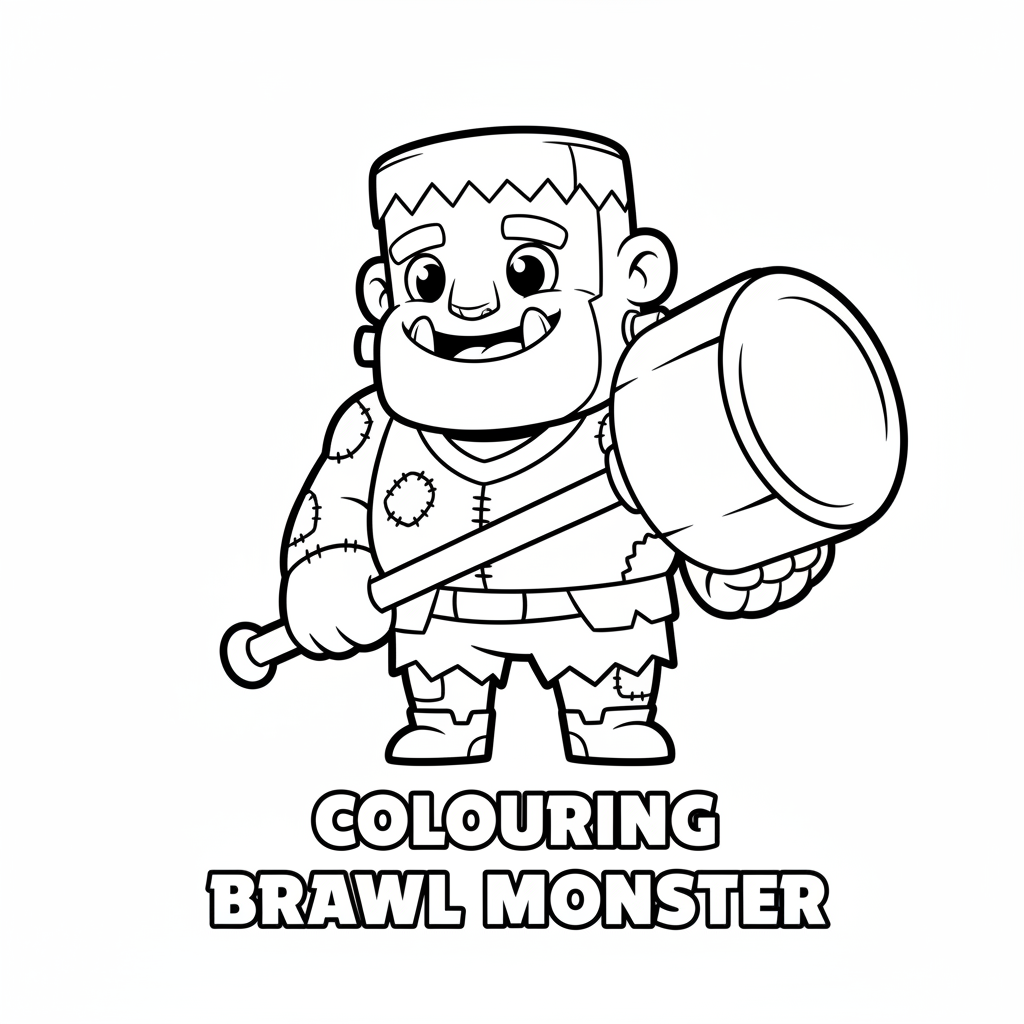 Coloriage coloriage brawl stars frank