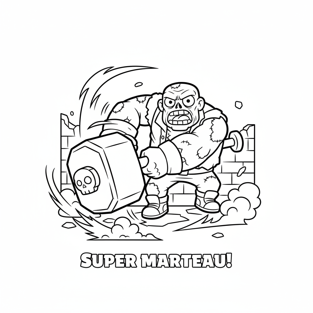 Coloriage coloriage brawl stars frank 5