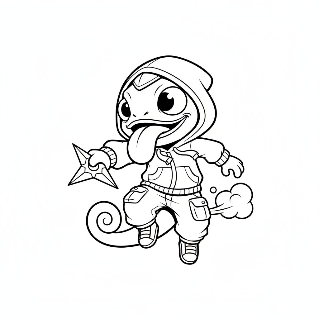 Coloriage coloriage brawl stars leon 5