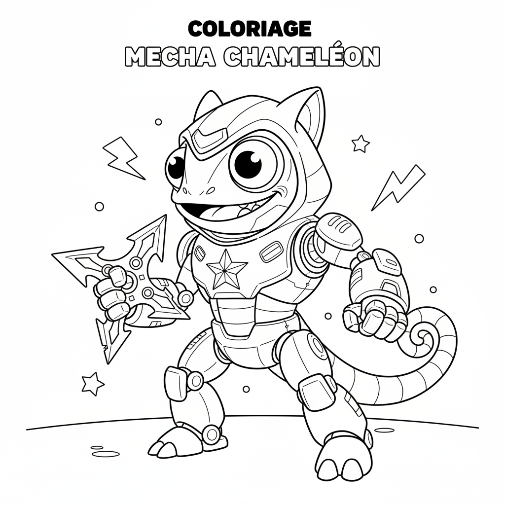 Coloriage coloriage brawl stars leon mecha 2