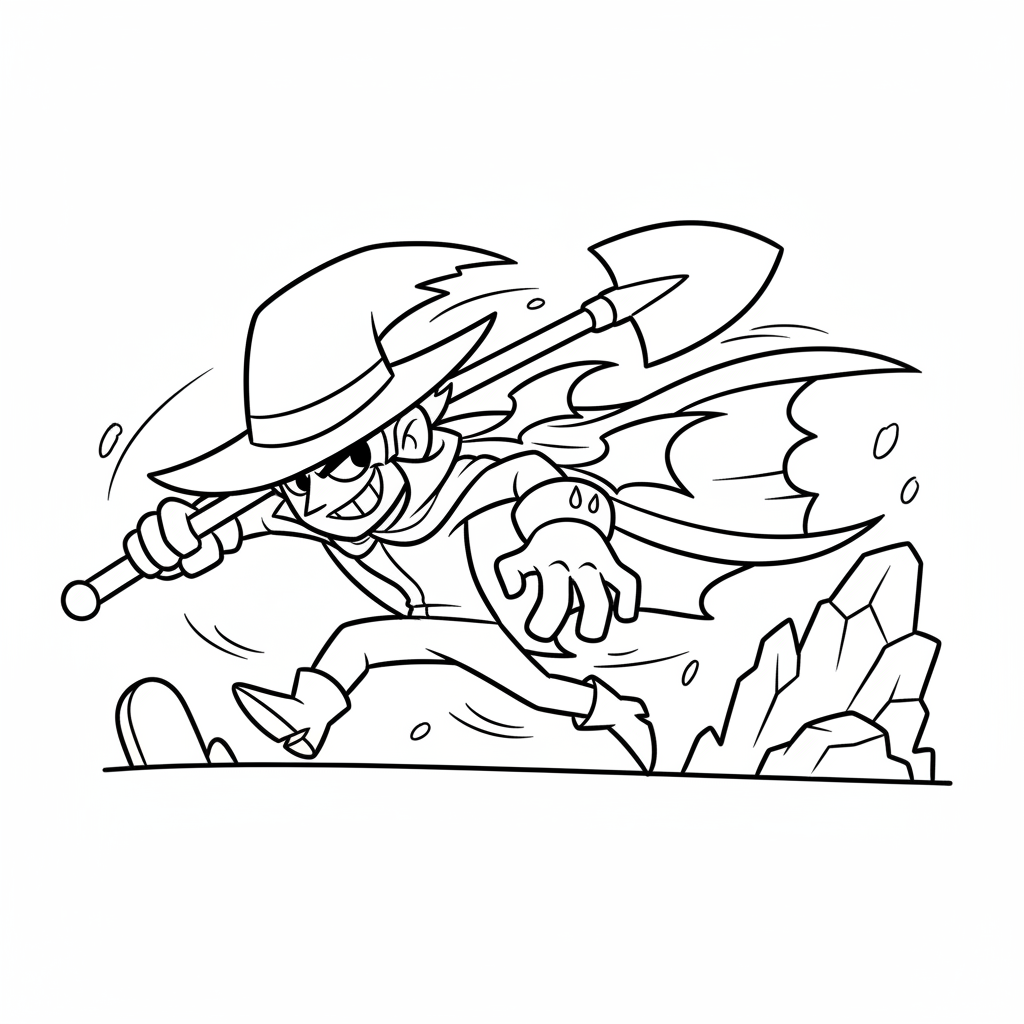 Coloriage coloriage brawl stars mortis 5