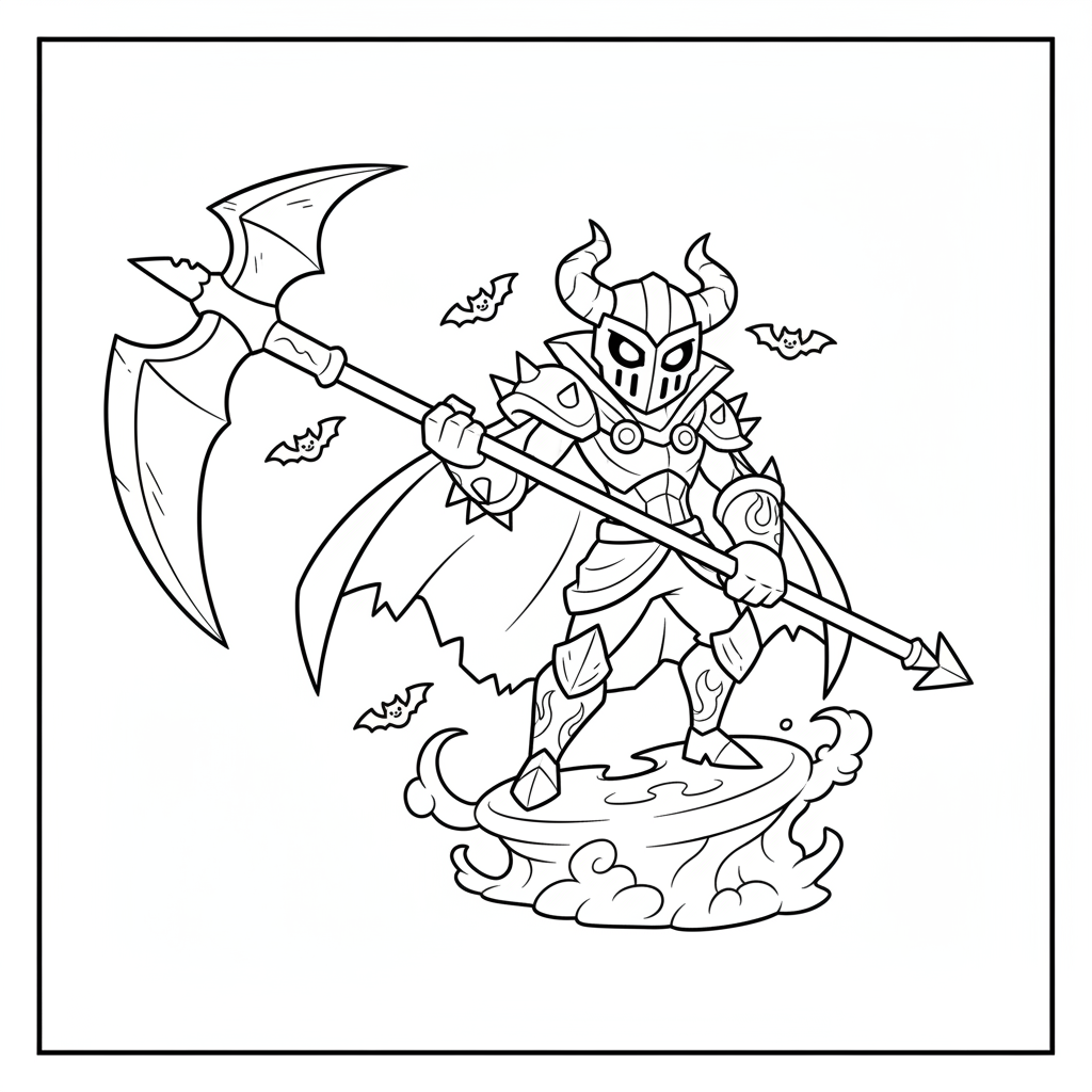 Coloriage coloriage brawl stars mortis demon 2