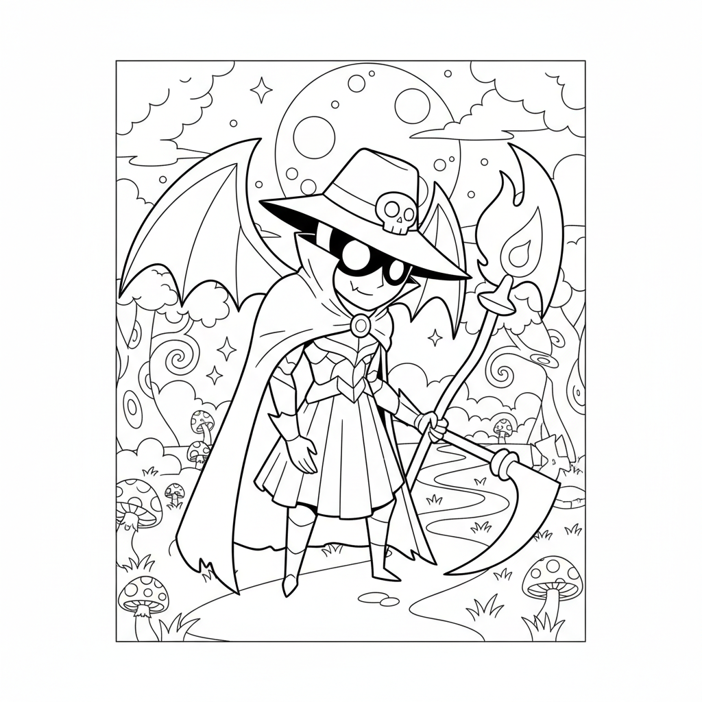 Coloriage coloriage brawl stars mortis demon 3