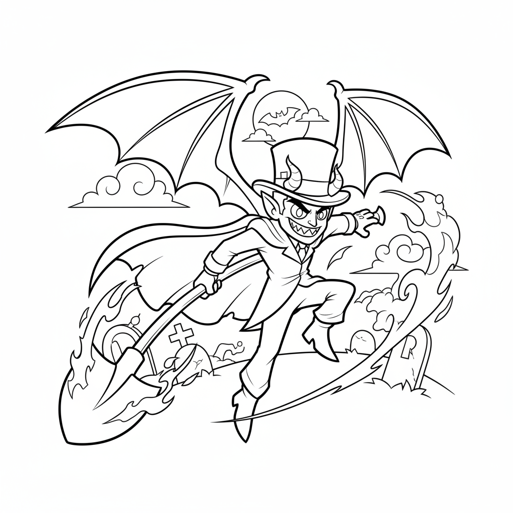 Coloriage coloriage brawl stars mortis demon 5