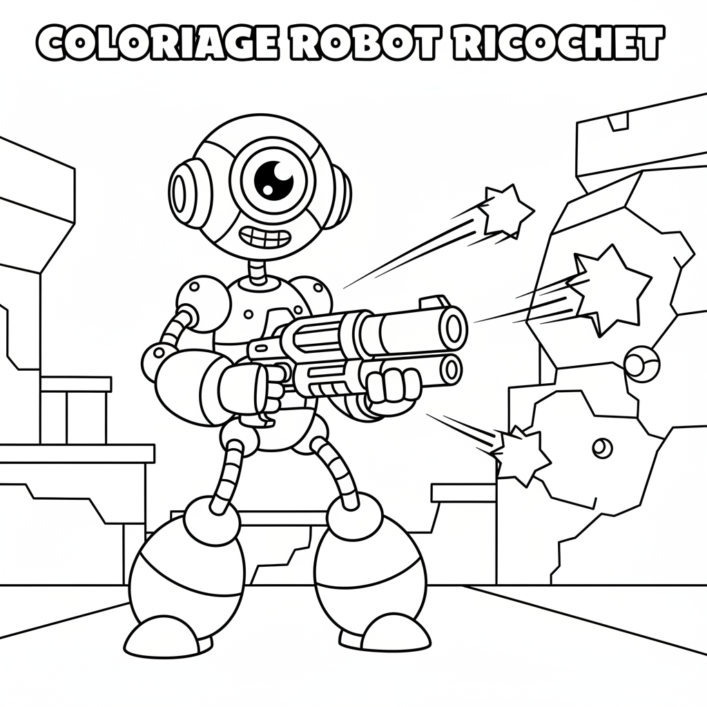 Coloriage coloriage brawl stars ricochet 2