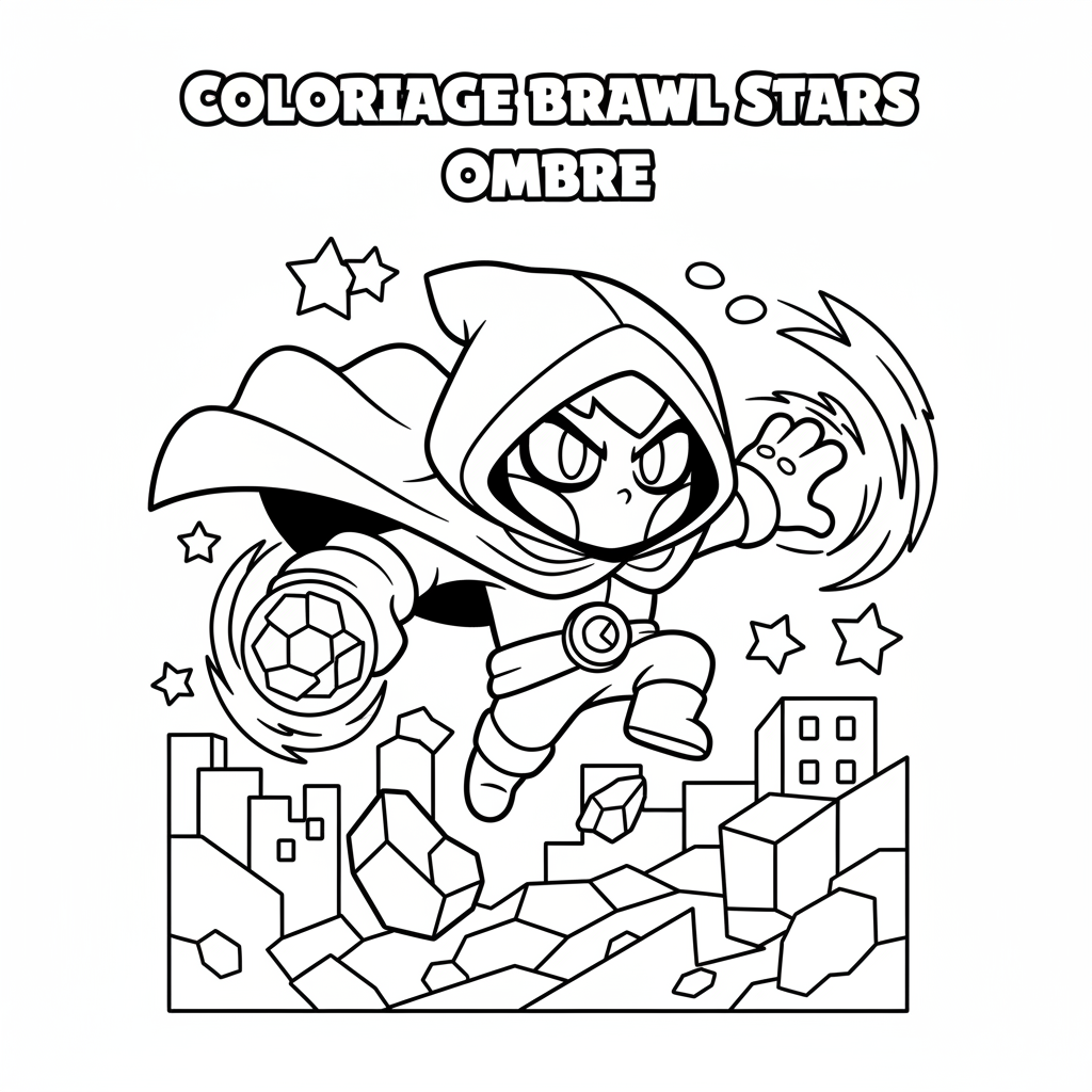 Coloriage coloriage brawl stars shade 5
