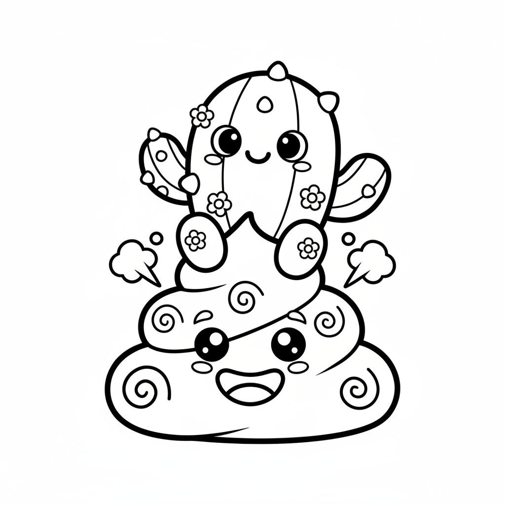 Coloriage coloriage brawl stars spike caca