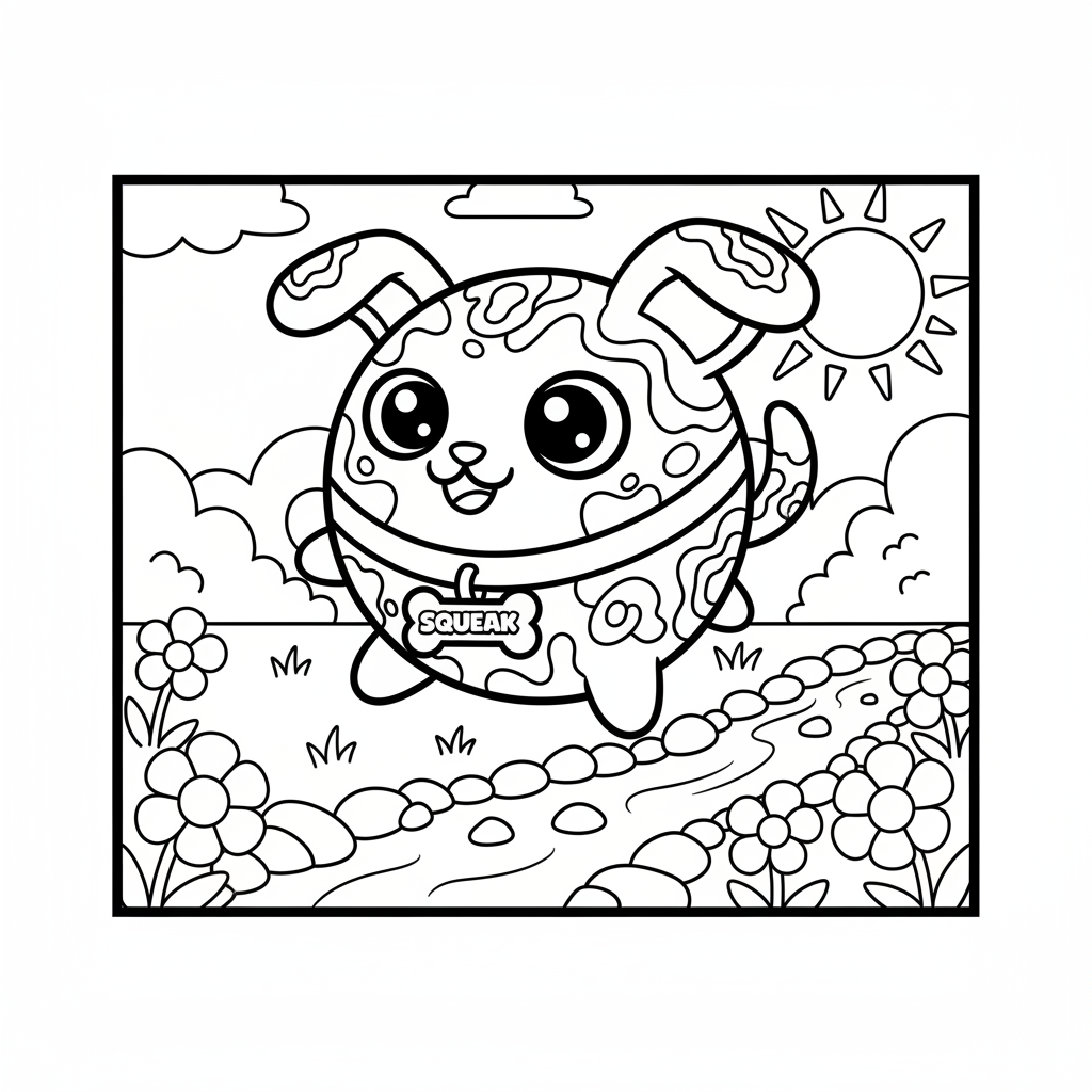 Coloriage coloriage brawl stars squeak 3
