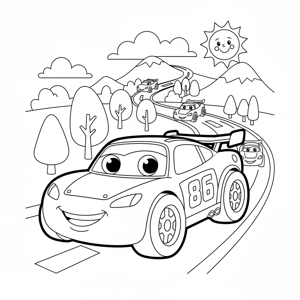 Coloriage coloriage cars 2