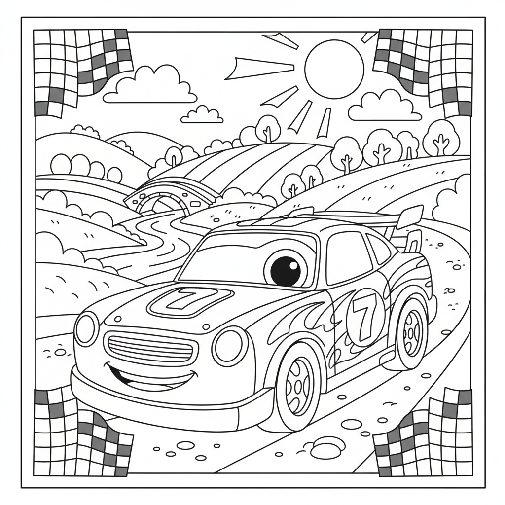 Coloriage coloriage cars 3