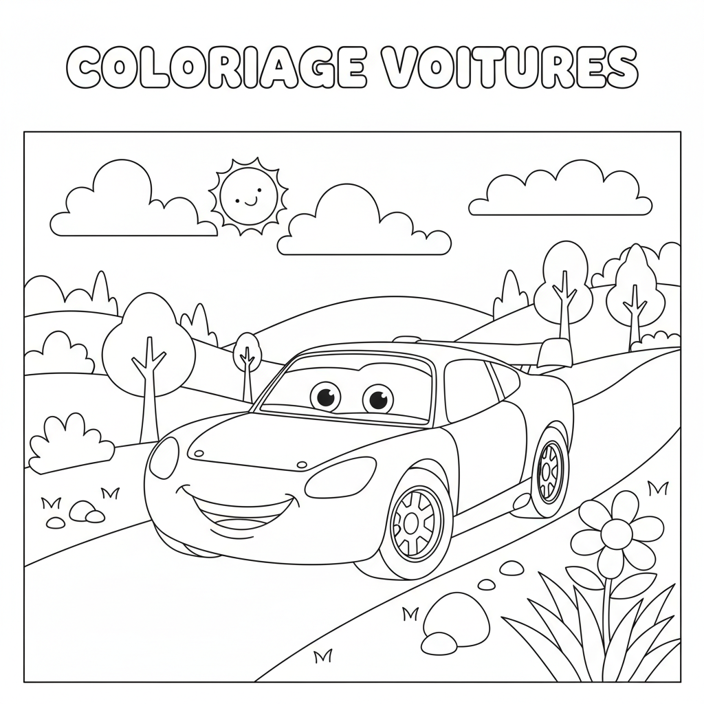Coloriage coloriage cars à imprimer gratuit 3