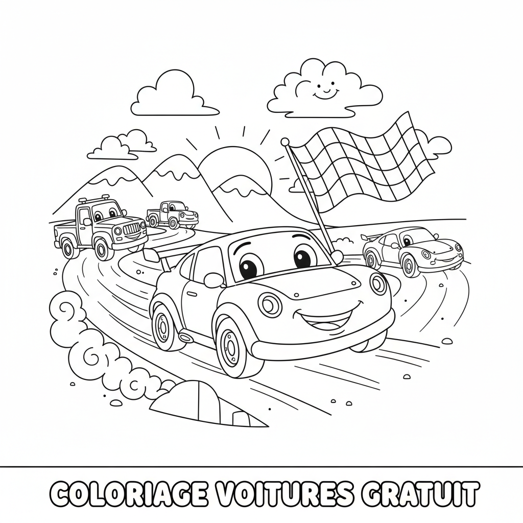 Coloriage coloriage cars gratuit à imprimer 5