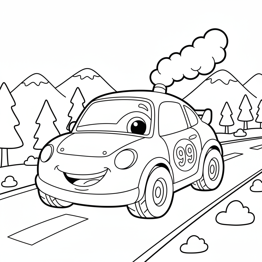 Coloriage coloriage cars imprimer 4