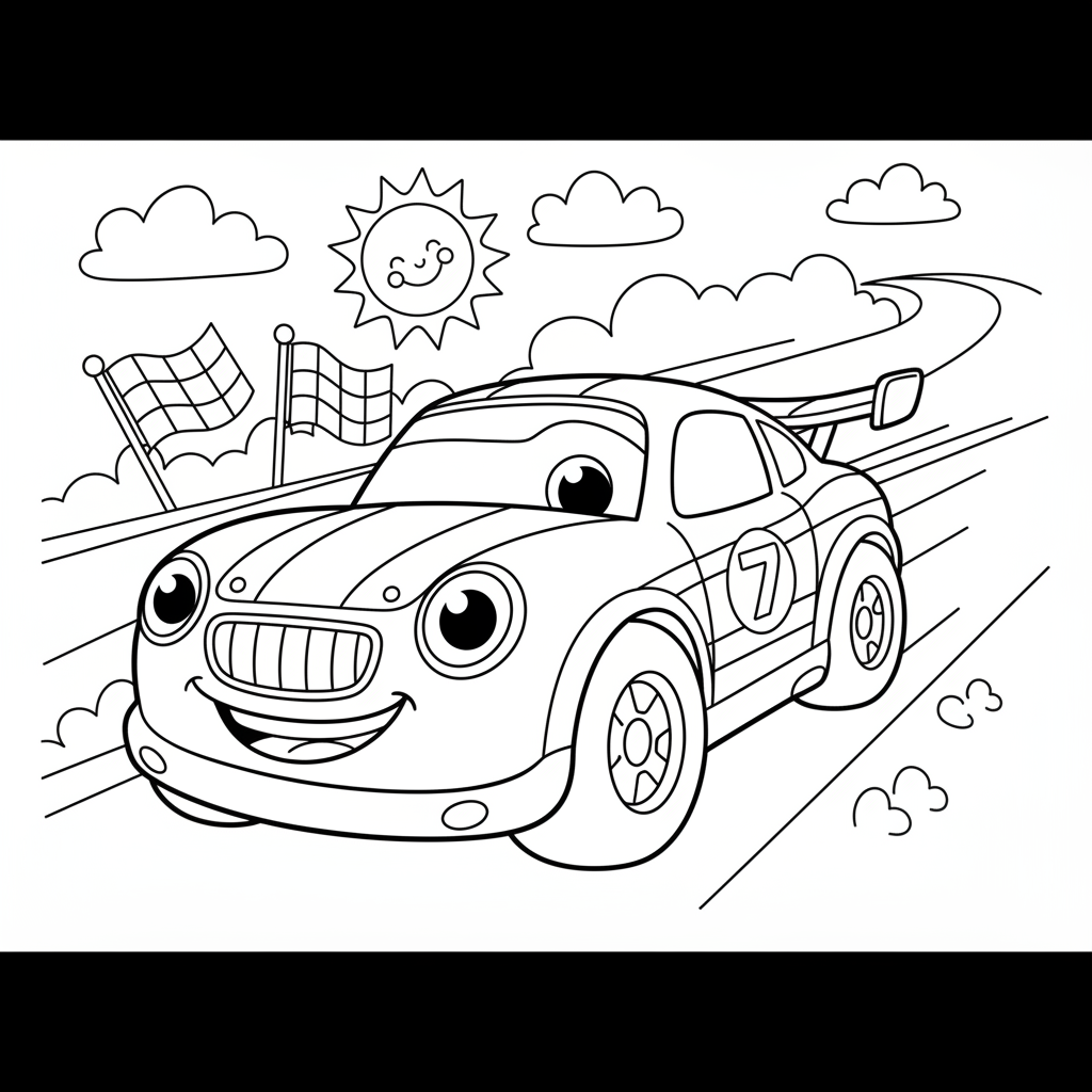Coloriage coloriage cars imprimer gratuit 4