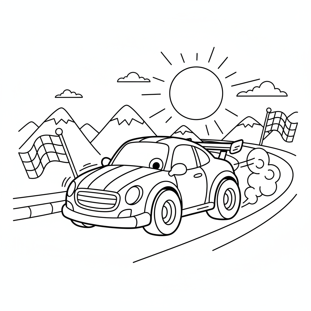 Coloriage coloriage cars imprimer gratuit 5