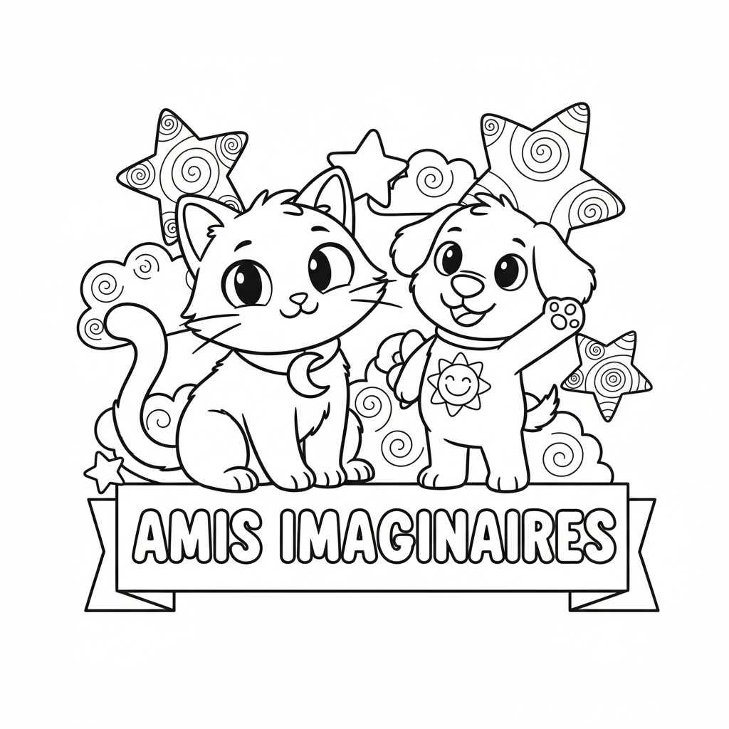 Coloriage coloriage catnap et dogday 2