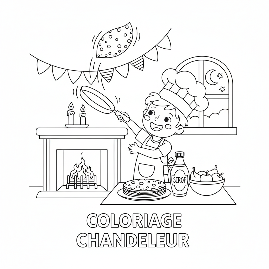 Coloriage coloriage chandeleur 2