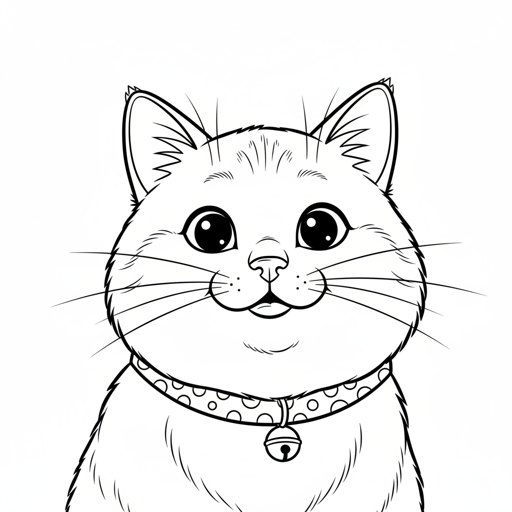 Coloriage coloriage chat adulte à imprimer 4