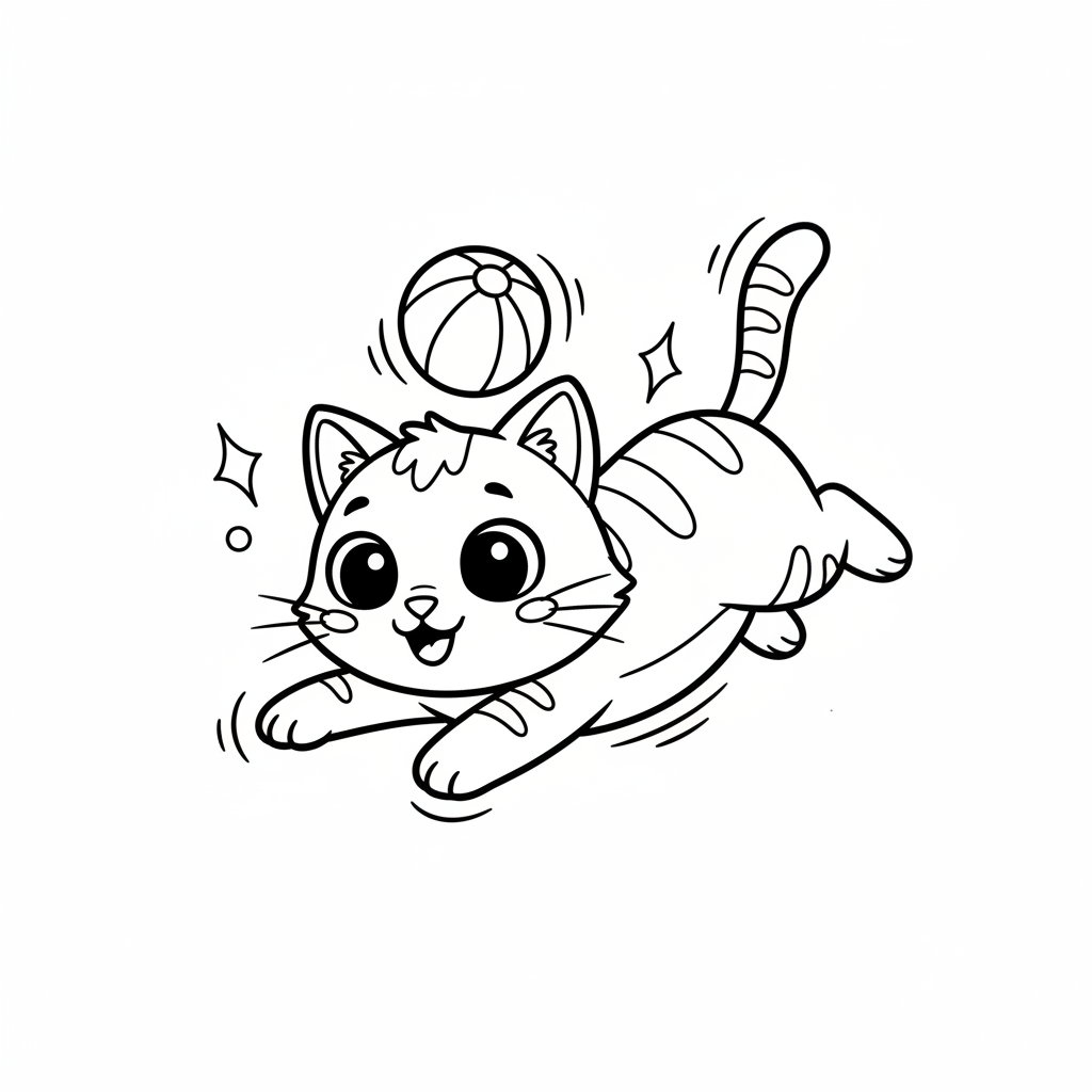 Coloriage coloriage chat chien 5