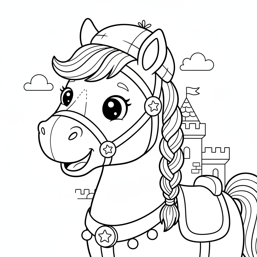 Coloriage coloriage chevalier maternelle 4