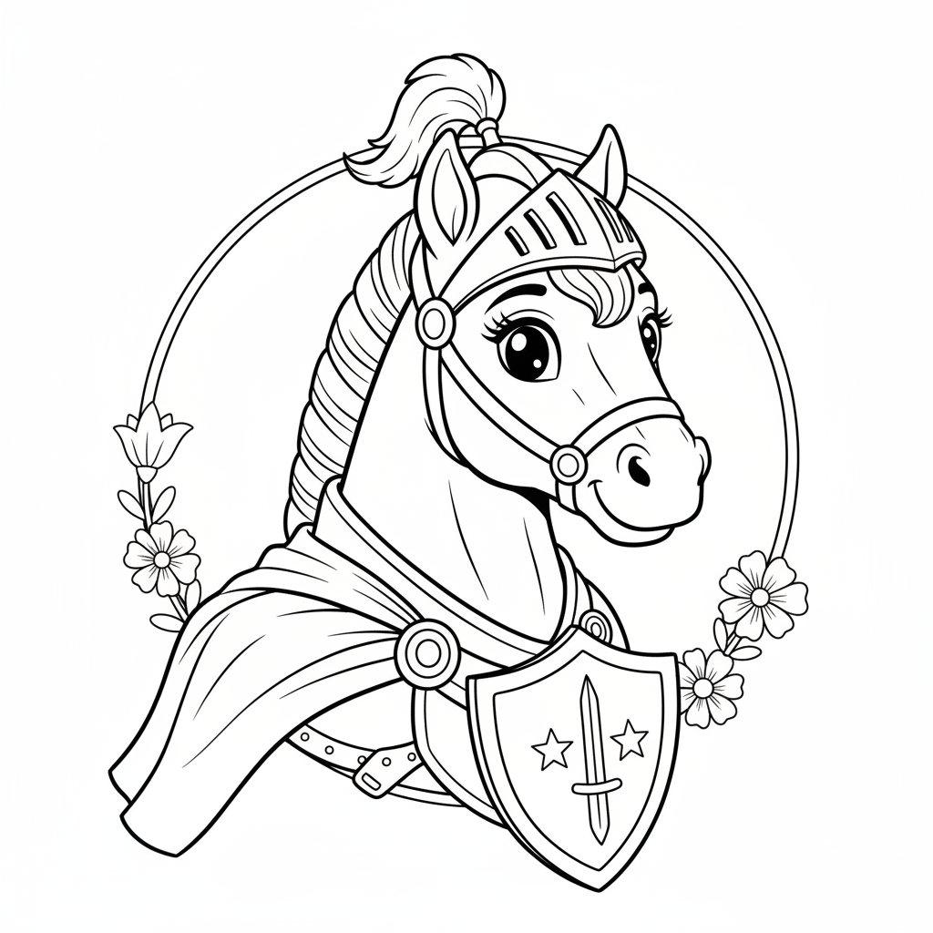 Coloriage coloriage chevaliers 4