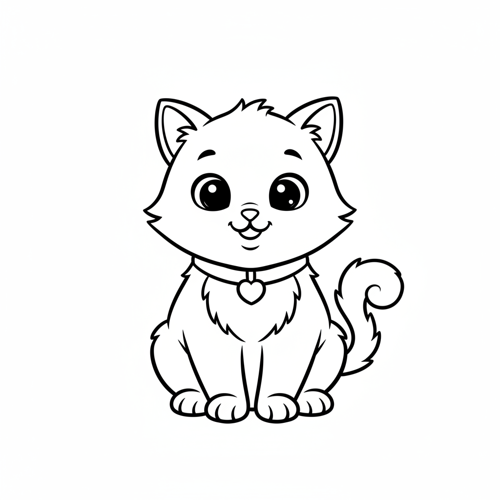 Coloriage coloriage chien et chat à imprimer