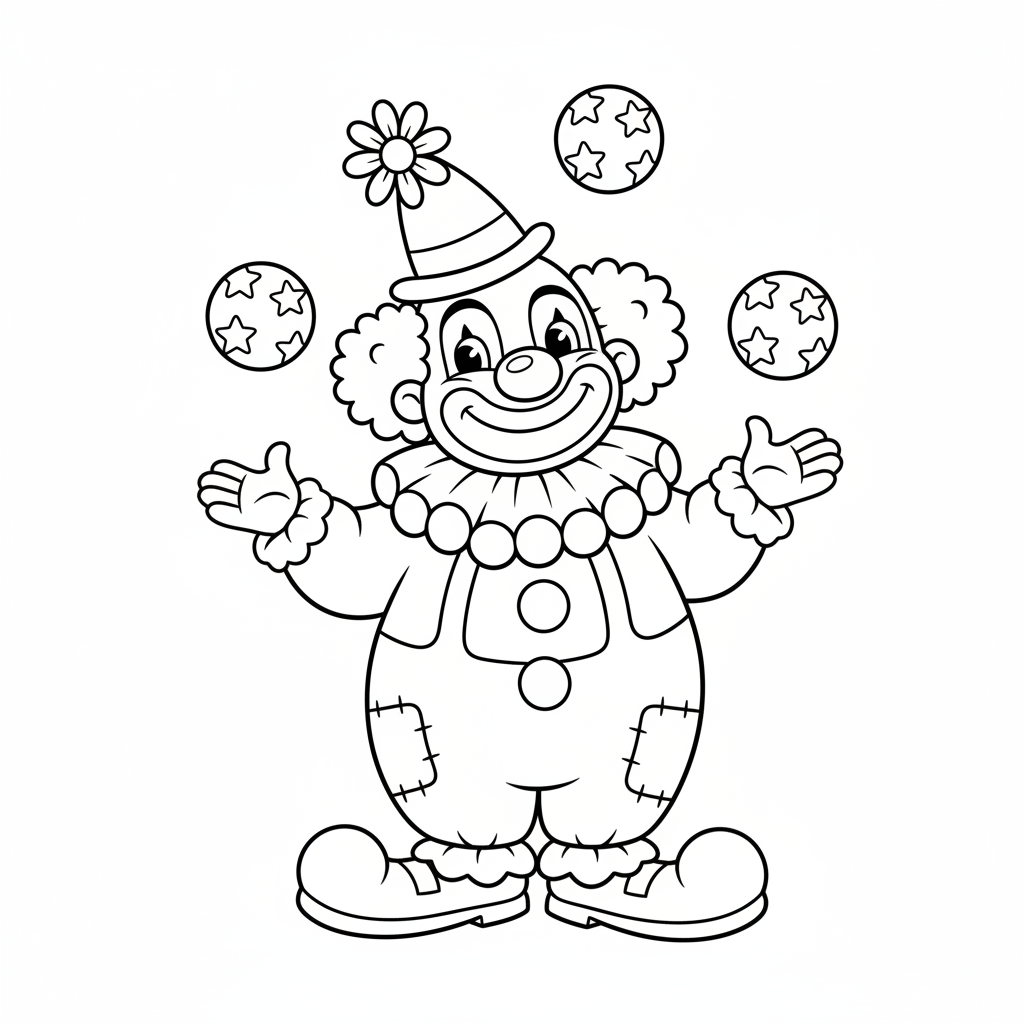 Coloriage coloriage clown