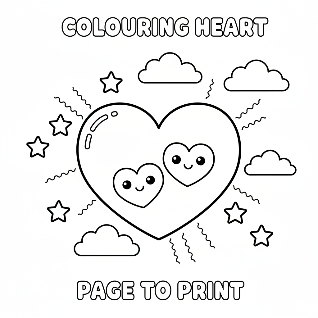 Coloriage Coeur A Imprimer Gratuit à Imprimer