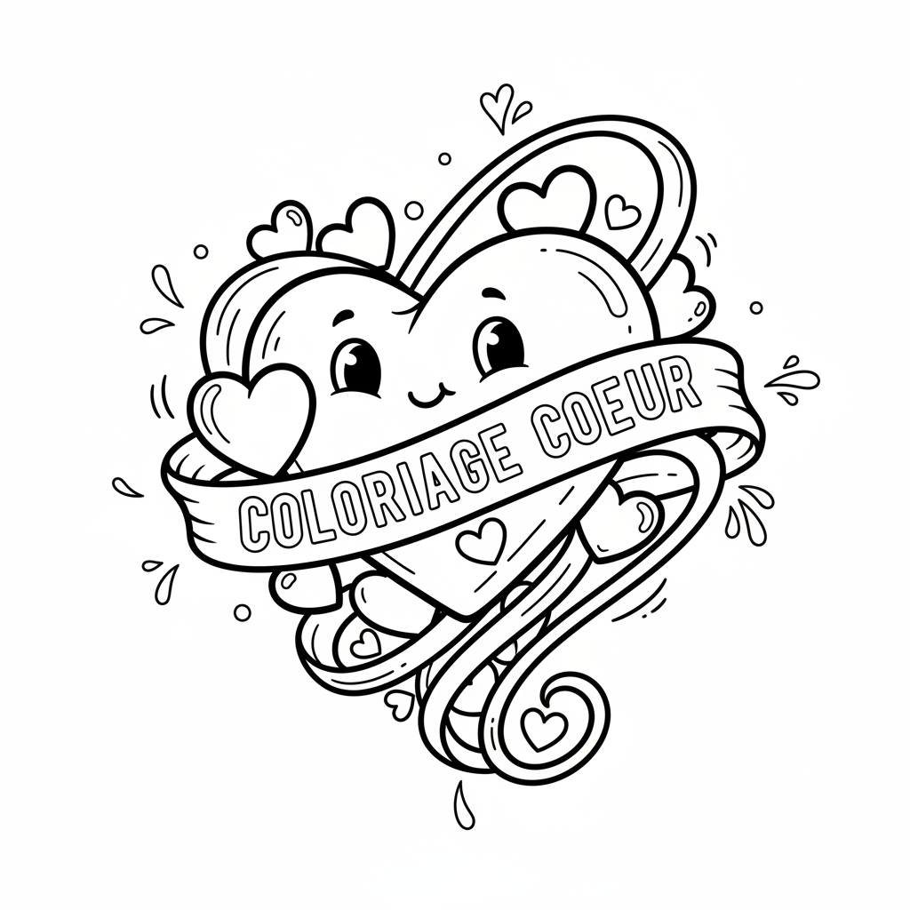 Coloriage coloriage coeur a imprimer 5