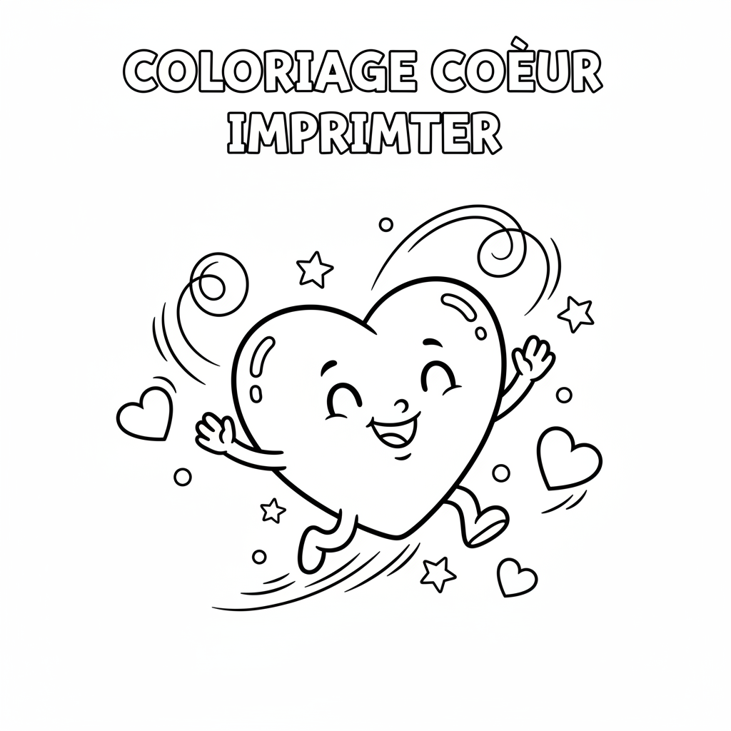 Coloriage coloriage coeur imprimer 5