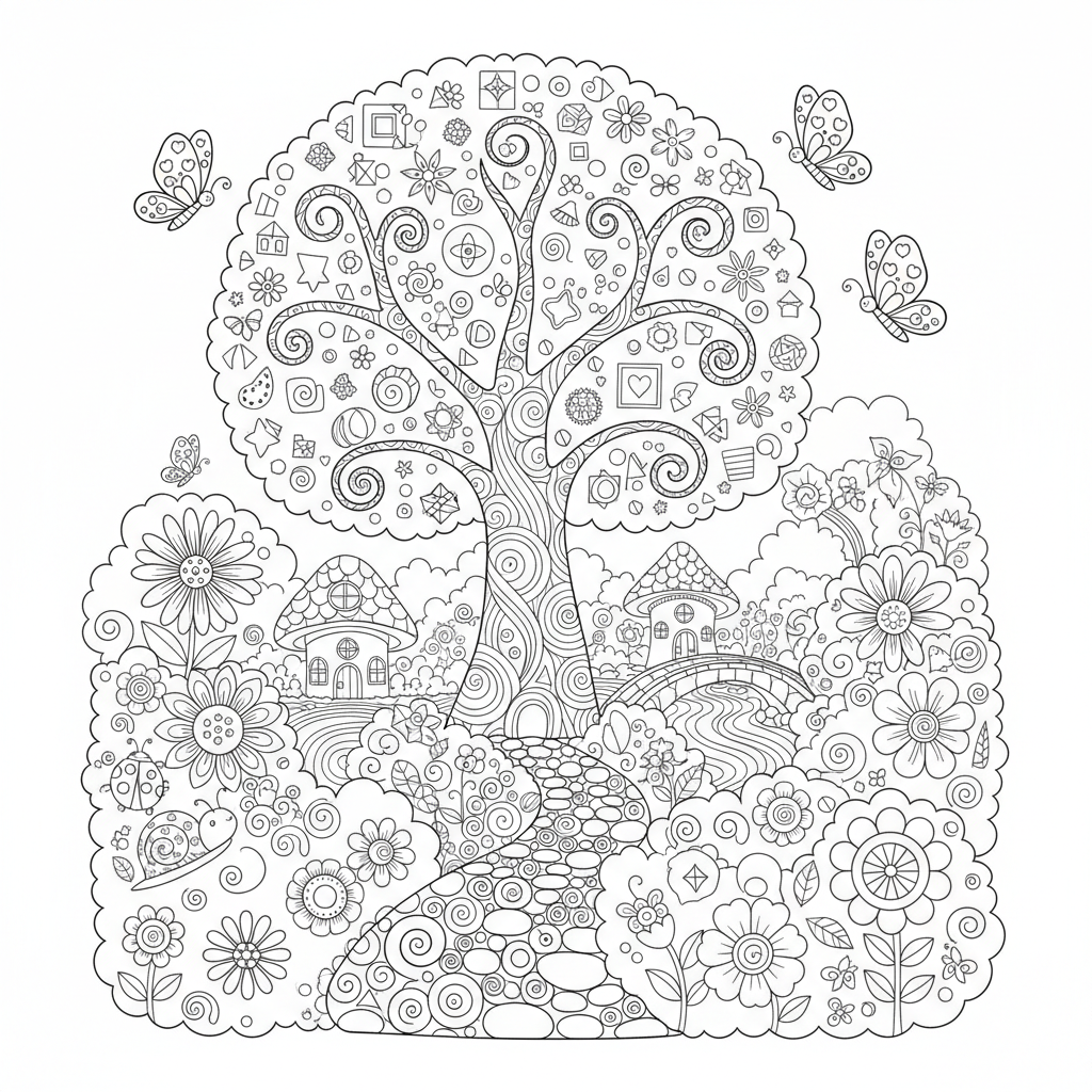 Coloriage coloriage complexe