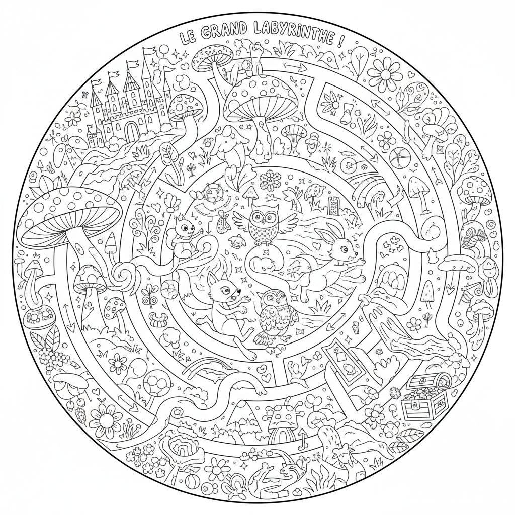 Coloriage coloriage complexe 5