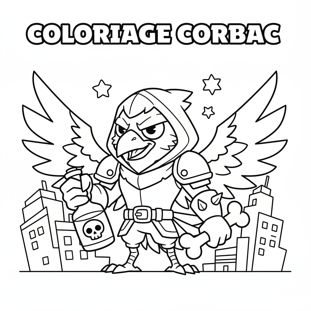 Coloriage coloriage corbac brawl stars 2