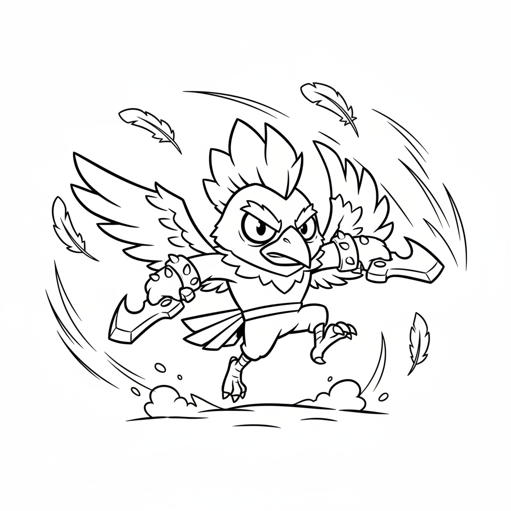 Coloriage coloriage corbac brawl stars 5